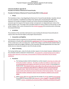 Attachment 3 Proposed Changes to University Handbook, Appendix M (with tracking)