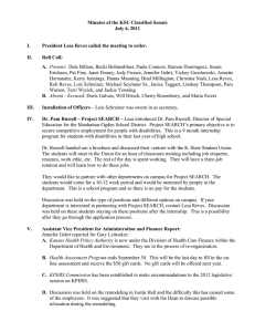Minutes of the KSU Classified Senate July 6, 2011  I.