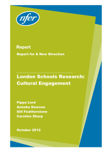 London Schools Research: Cultural Engagement