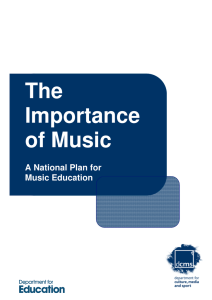 The Importance of  Music