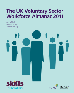 The UK Voluntary Sector Workforce Almanac 2011 Jenny Clark James McHugh