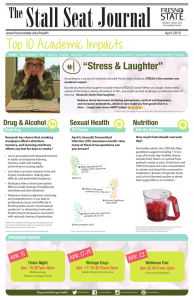 Top 10 Academic Impacts Stress &amp; Laughter” “ #1