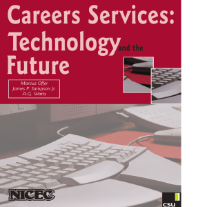 Careers Services: Technology Future and the