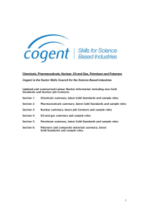 Chemicals, Pharmaceuticals, Nuclear, Oil and Gas, Petroleum and Polymers