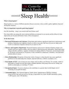 Sleep Health  zzzzzzzzZ Zzzzzzzzz