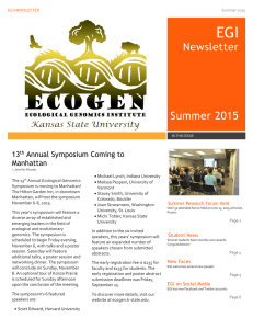 EGI Newsletter Summer 2015 13