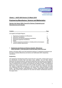 Engineering Manufacture, Science and Mathematics  (Semta )