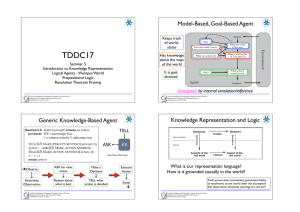 TDDC17 Model-Based, Goal-Based Agent