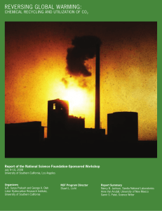 REVERSING GLOBAL WARMING: CHEMICAL RECYCLING AND UTILIZATION OF CO