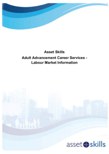 Asset Skills Adult Advancement Career Services - Labour Market Information