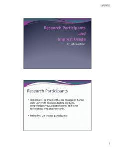 Research Participants