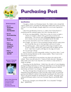 Purchasing Post Specifications