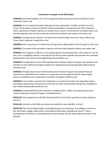 A Resolution in Support of AB 2033 (Salas) WHEREAS,