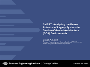 SMART: Analyzing the Reuse Potential of Legacy Systems in Service- Oriented Architecture