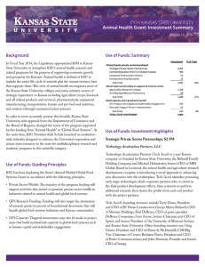 Background Use of Funds: Summary