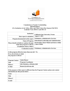 Commission on Teacher Credentialing Biennial Report Academic Years 2010-11 and 2011-12