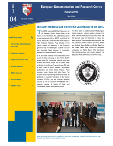 04 T European Documentation and Research Centre Newsletter