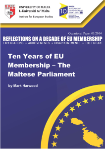 Ten Years of EU Membership – The Maltese Parliament by Mark Harwood