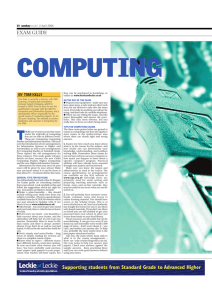 COMPUTING EXAM GUIDE