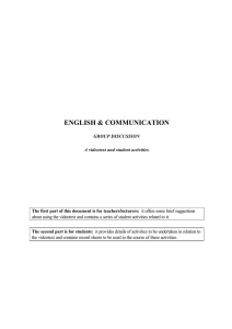 ENGLISH &amp; COMMUNICATION