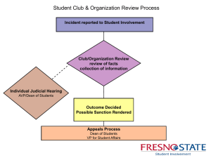 Student Club &amp; Organization Review Process