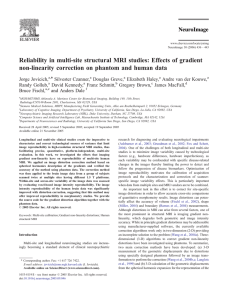Reliability in multi-site structural MRI studies: Effects of gradient