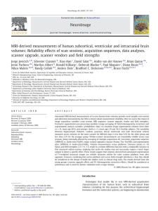 MRI-derived measurements of human subcortical, ventricular and intracranial brain