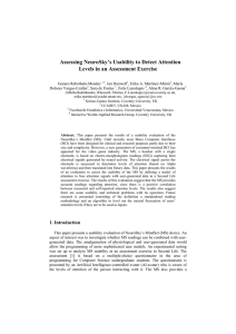 Assessing NeuroSky’s Usability to Detect Attention Levels in an Assessment Exercise