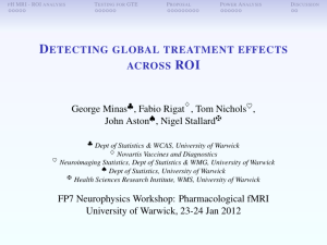 D ROI ETECTING GLOBAL TREATMENT EFFECTS ACROSS