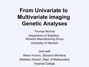 From Univariate to Multivariate imaging Genetic Analyses
