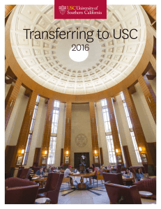 Transferring to USC 2016 i