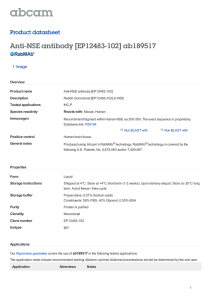 Anti-NSE antibody [EP12483-102] ab189517 Product datasheet 1 Image Overview