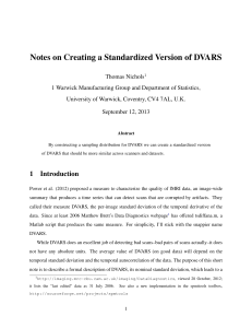 Notes on Creating a Standardized Version of DVARS
