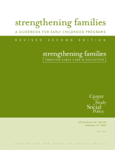 strengthening families A GUIDEBOOK FOR EARLY CHILDHOOD PROGRAMS