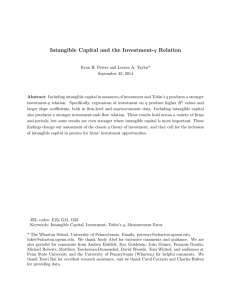 Intangible Capital and the Investment-q Relation