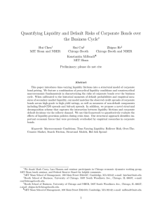 Quantifying Liquidity and Default Risks of Corporate Bonds over
