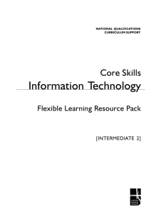 abc Information Technology Core Skills Flexible Learning Resource Pack