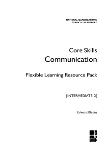 abc Communication Core Skills Flexible Learning Resource Pack