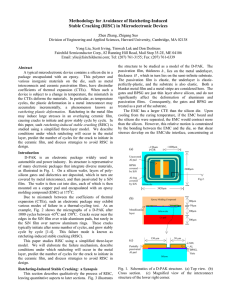 Methodology for Avoidance of Ratcheting-Induced Stable Cracking (RISC) in Microelectronic Devices