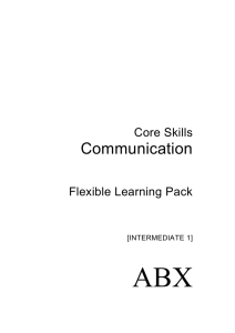   Communication Core Skills