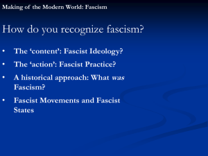 How do you recognize fascism? was