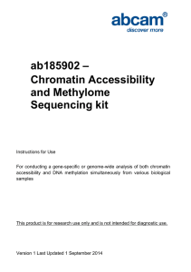 ab185902 – Chromatin Accessibility and Methylome Sequencing kit