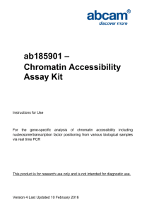 ab185901 – Chromatin Accessibility Assay Kit