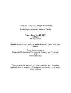 Course and Curriculum Changes Approved By  Friday, September 28, 2007