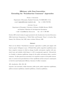 Eﬃciency with Non-Convexities: Extending the “Scandinavian Consensus” Approaches