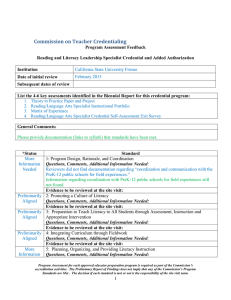 Commission on Teacher Credentialing