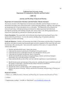 44  California State University, Fresno Department of Communicative Disorders and Deaf Studies