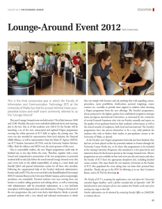 Lounge-Around Event 2012