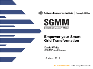 Empower your Smart Grid Transformation David White 10 March 2011