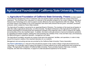 Agricultural Foundation of California State University, Fresno